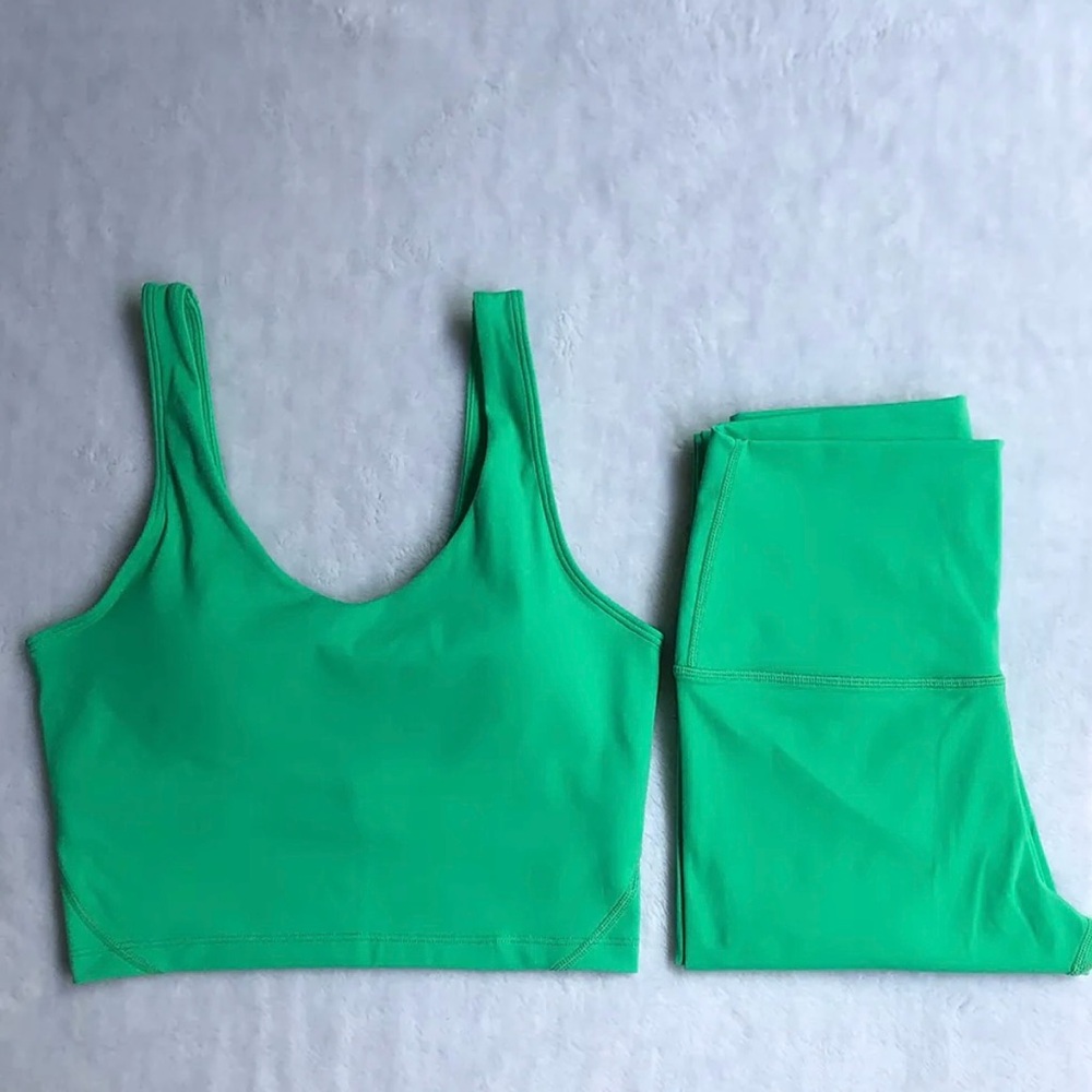 Vibrant Green Sports Bra for Women